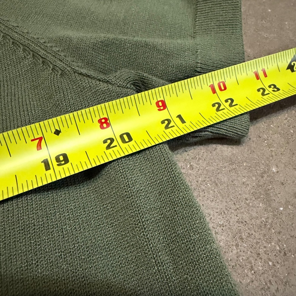 Daniel Hechter Polo Shirt Mens Large Green Short Sleeve Knit Rayon Blend Sweater - Picture 5 of 6